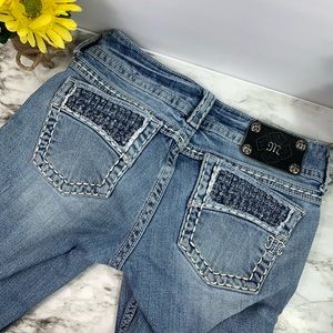 Embellished Light Wash Miss Me Jeans